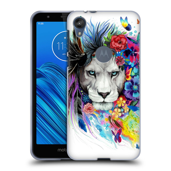 Pixie Cold Cats King Of The Lions Soft Gel Case for Motorola Moto E6