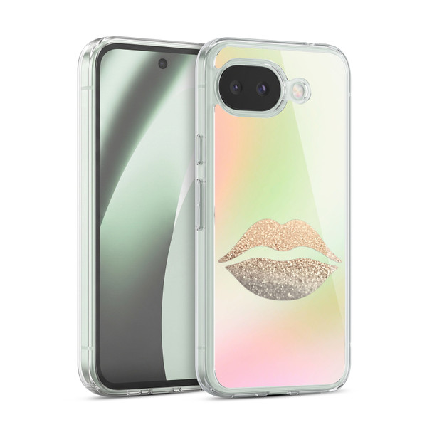 Monika Strigel Dreamland Gold Lips Soft Gel Case for Google Pixel 10a