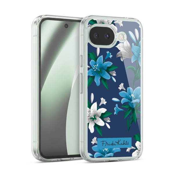 Frida Kahlo Flowers Blue Lilies Soft Gel Case for Google Pixel 10a