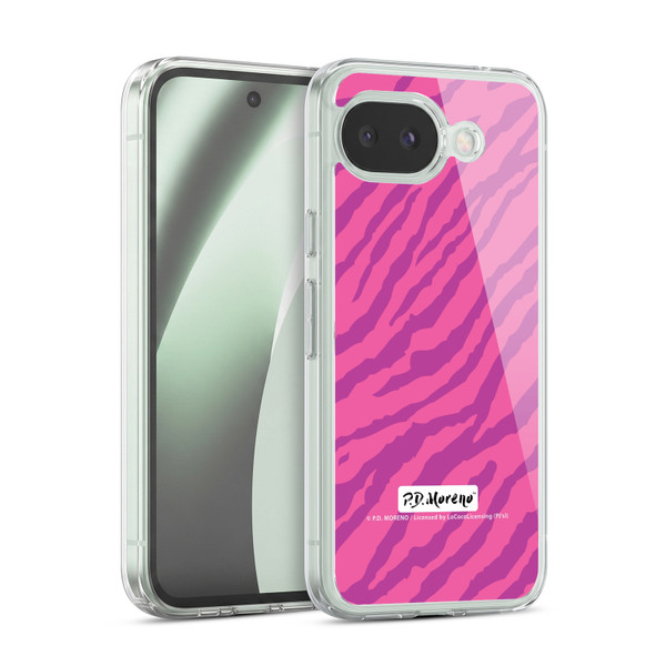 P.D. Moreno Patterns Pink Zebra Soft Gel Case for Google Pixel 10a
