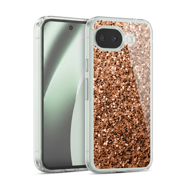 PLdesign Sparkle Prints Bronze Soft Gel Case for Google Pixel 10a