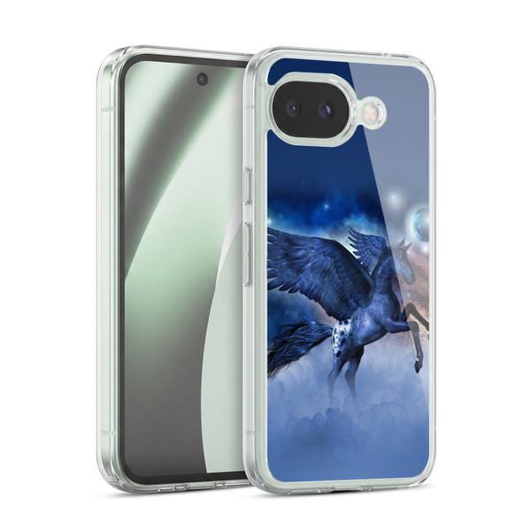 Simone Gatterwe Pegasus And Unicorns Little Pegasus Soft Gel Case for Google Pixel 10a