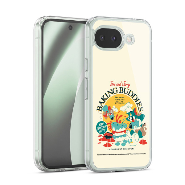 Tom and Jerry Retro Baking Buddies Soft Gel Case for Google Pixel 10a