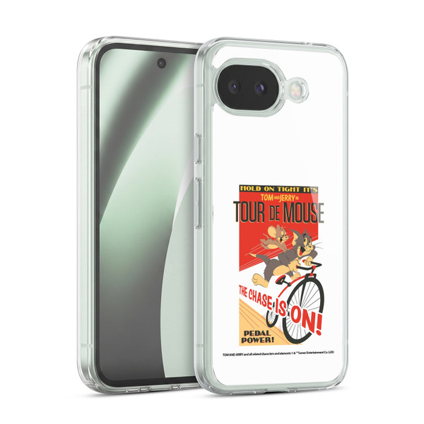 Tom and Jerry Retro Tour De Mouse Soft Gel Case for Google Pixel 10a