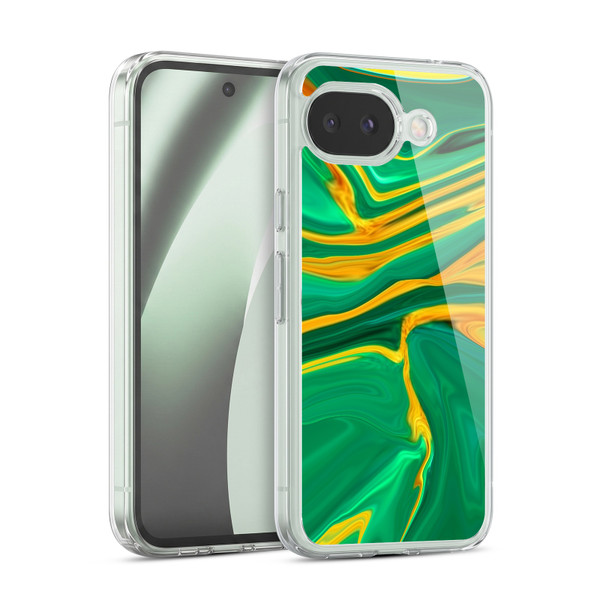Head Case Designs Colourful Agates Emerald Soft Gel Case for Google Pixel 10a