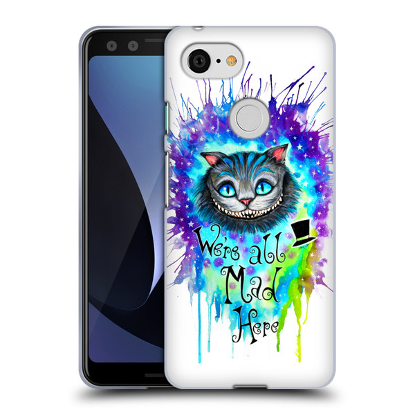Pixie Cold Cats We Are All Mad Here Soft Gel Case for Google Pixel 3