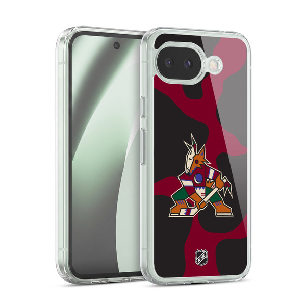 NHL Arizona Coyotes Cow Pattern Soft Gel Case for Google Pixel 10a