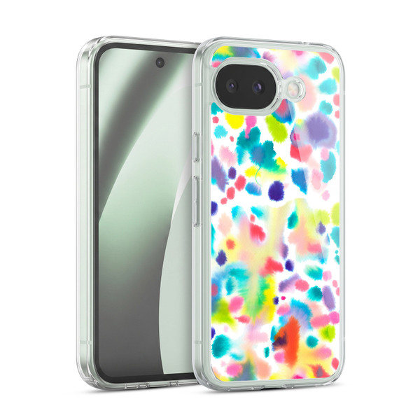 Ninola Colourful Prints Spray Soft Gel Case for Google Pixel 10a