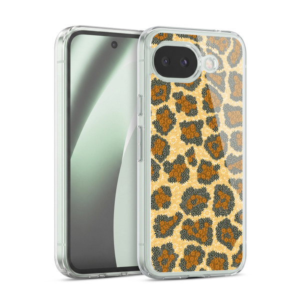 Head Case Designs Floral Camo Print Leopard Soft Gel Case for Google Pixel 10a