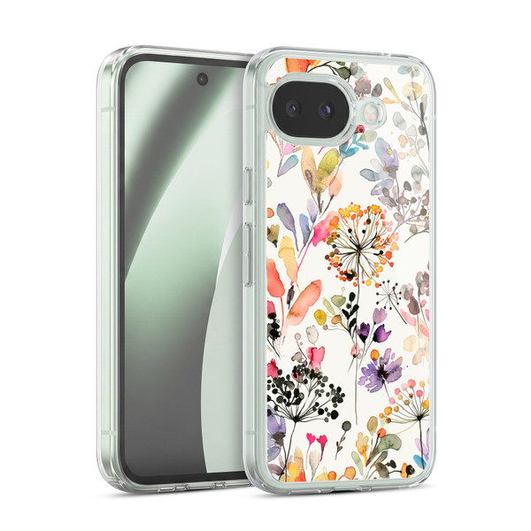 Ninola Wild Grasses Multicolor Soft Gel Case for Google Pixel 10a