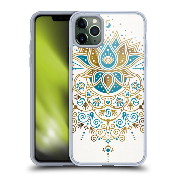 Cat Coquillette Patterns 6 Lotus Bloom Mandala 4 Soft Gel Case for Apple iPhone 11 Pro Max