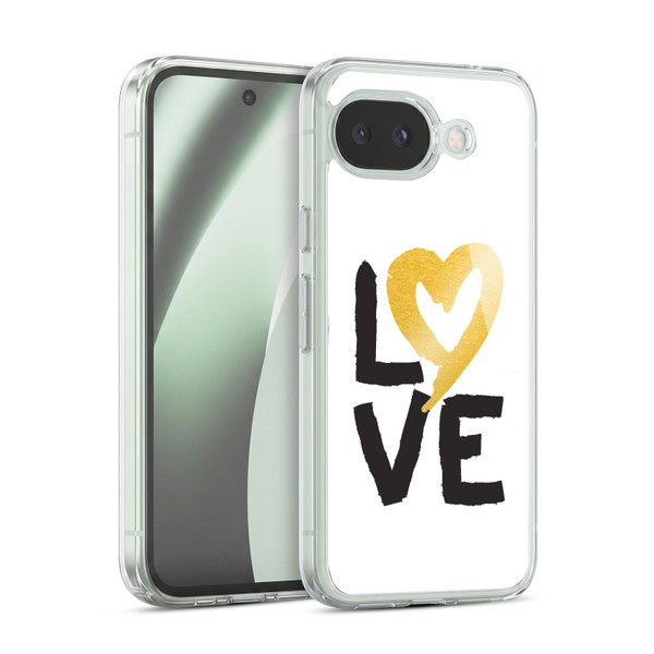 Head Case Designs Grand As Gold Love Soft Gel Case for Google Pixel 10a