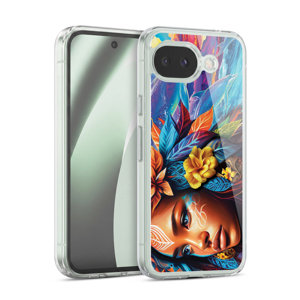 Michael David Ward Psychedelic Art Ocean Spirit Soft Gel Case for Google Pixel 10a