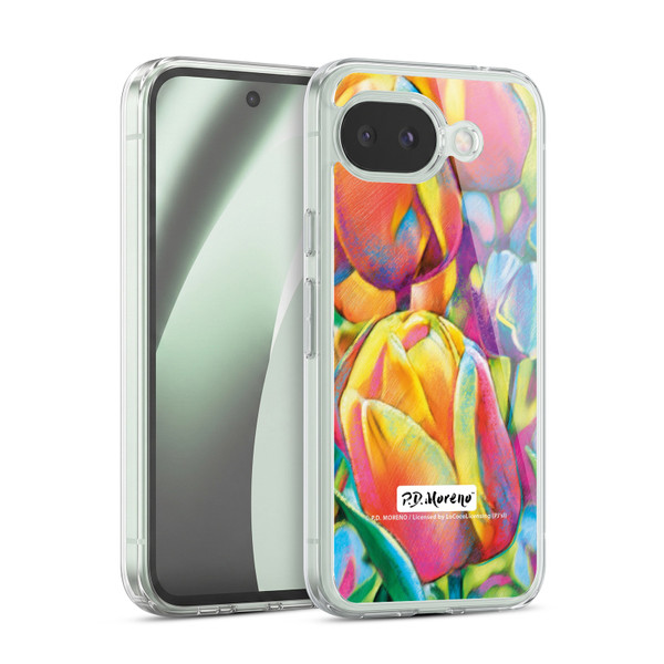 P.D. Moreno Assorted Design Tulips Soft Gel Case for Google Pixel 10a