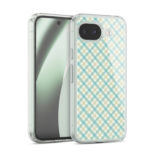 Head Case Designs Plaid - Pattern Collection Green Yellow Soft Gel Case for Google Pixel 10a