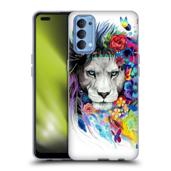 Pixie Cold Cats King Of The Lions Soft Gel Case for OPPO Reno 4 5G