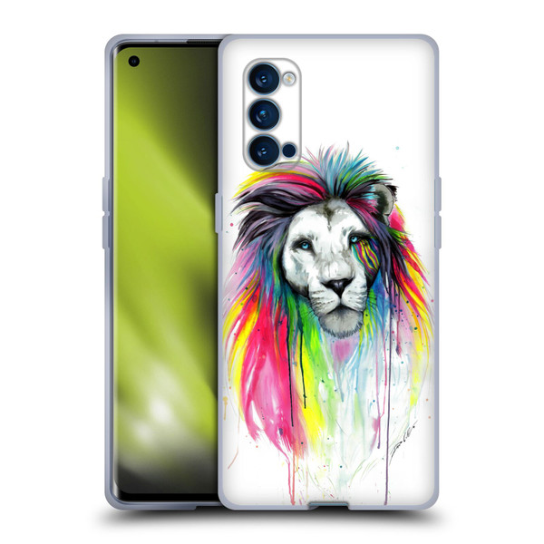Pixie Cold Cats Rainbow Mane Soft Gel Case for OPPO Reno 4 Pro 5G