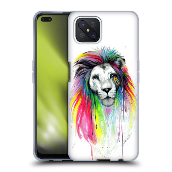 Pixie Cold Cats Rainbow Mane Soft Gel Case for OPPO Reno4 Z 5G