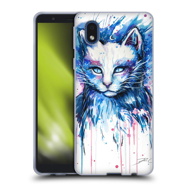 Pixie Cold Cats Space Soft Gel Case for Samsung Galaxy A01 Core (2020)