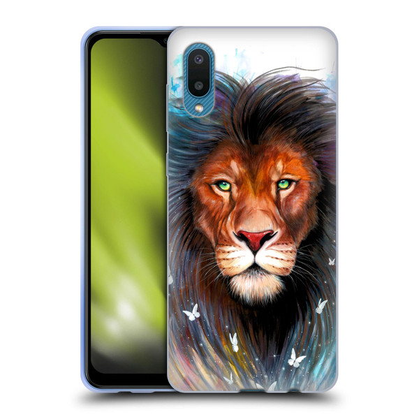 Pixie Cold Cats Sacred King Soft Gel Case for Samsung Galaxy A02/M02 (2021)