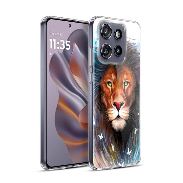 Pixie Cold Cats Sacred King Soft Gel Case for Motorola Edge 50 Neo