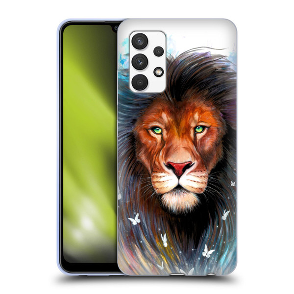 Pixie Cold Cats Sacred King Soft Gel Case for Samsung Galaxy A32 (2021)