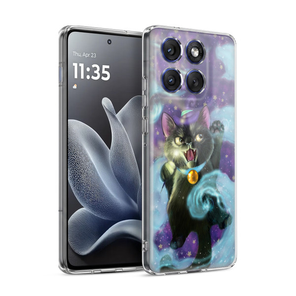 Ash Evans Black Cats Magic Witch Soft Gel Case for Motorola Edge 70