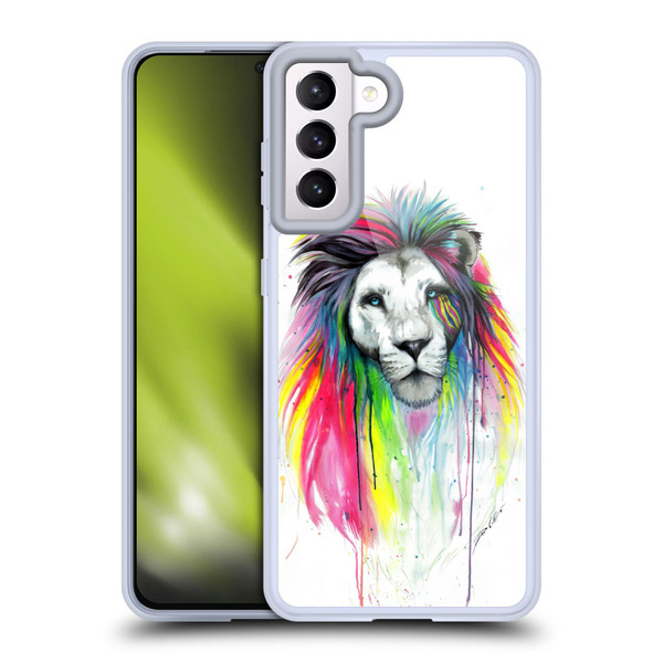 Pixie Cold Cats Rainbow Mane Soft Gel Case for Samsung Galaxy S21 5G