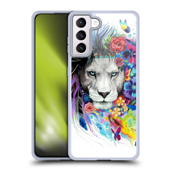 Pixie Cold Cats King Of The Lions Soft Gel Case for Samsung Galaxy S21+ 5G