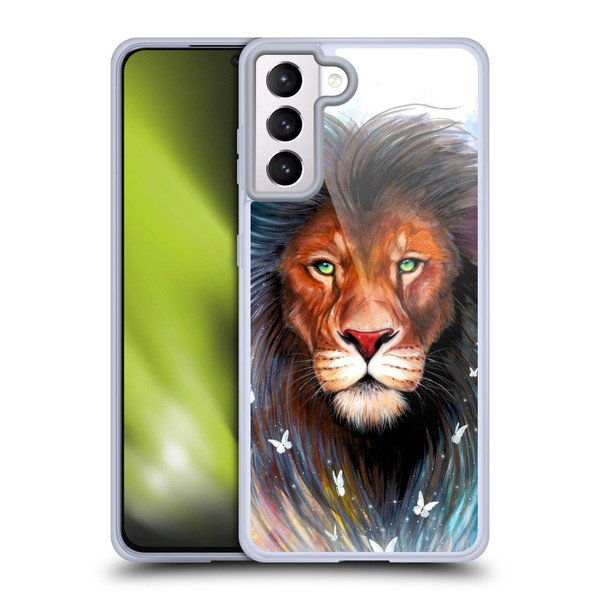 Pixie Cold Cats Sacred King Soft Gel Case for Samsung Galaxy S21+ 5G