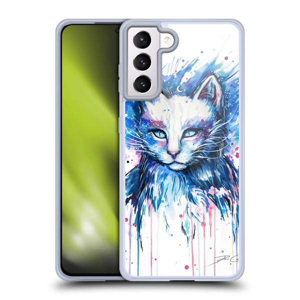 Pixie Cold Cats Space Soft Gel Case for Samsung Galaxy S21+ 5G