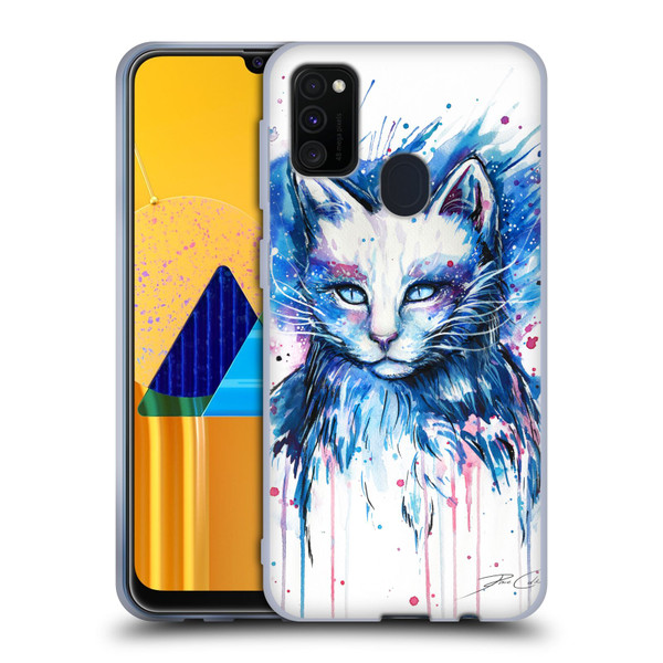 Pixie Cold Cats Space Soft Gel Case for Samsung Galaxy M30s (2019)/M21 (2020)