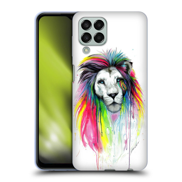 Pixie Cold Cats Rainbow Mane Soft Gel Case for Samsung Galaxy M33 (2022)