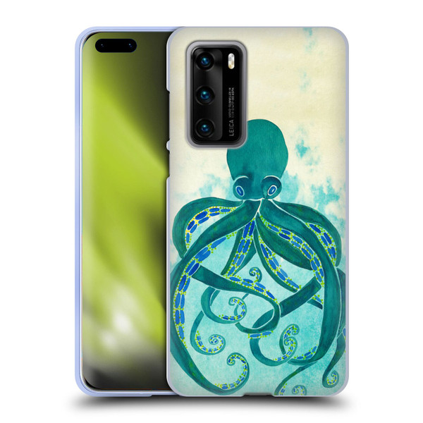Cat Coquillette Sea Octopus Soft Gel Case for Huawei P40 5G