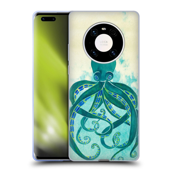Cat Coquillette Sea Octopus Soft Gel Case for Huawei Mate 40 Pro 5G