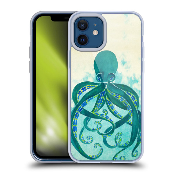 Cat Coquillette Sea Octopus Soft Gel Case for Apple iPhone 12 / iPhone 12 Pro