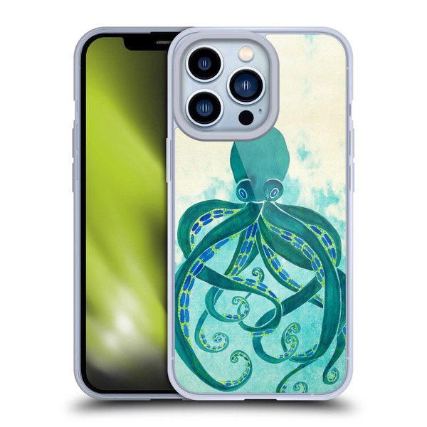 Cat Coquillette Sea Octopus Soft Gel Case for Apple iPhone 13 Pro