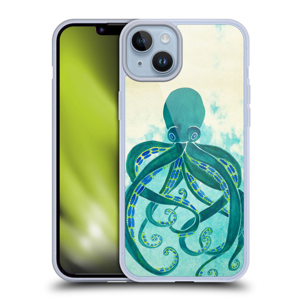 Cat Coquillette Sea Octopus Soft Gel Case for Apple iPhone 14 Plus