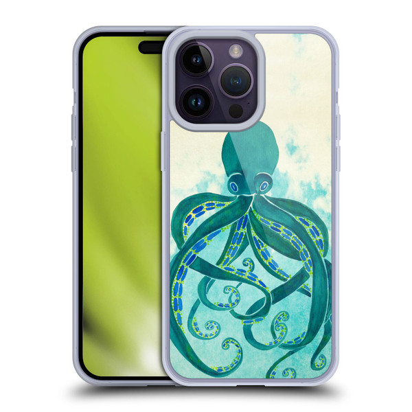 Cat Coquillette Sea Octopus Soft Gel Case for Apple iPhone 14 Pro Max