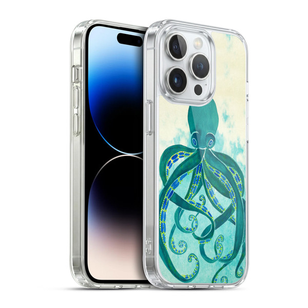 Cat Coquillette Sea Octopus Soft Gel Case for Apple iPhone 14 Pro & MagSafe