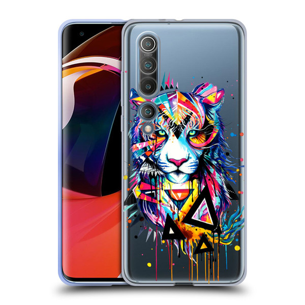 Pixie Cold Cats Shattered Tiger Soft Gel Case for Xiaomi Mi 10 5G / Mi 10 Pro 5G