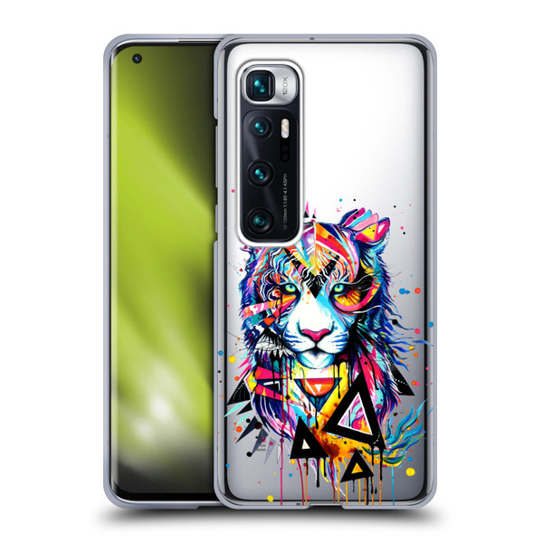 Pixie Cold Cats Shattered Tiger Soft Gel Case for Xiaomi Mi 10 Ultra 5G