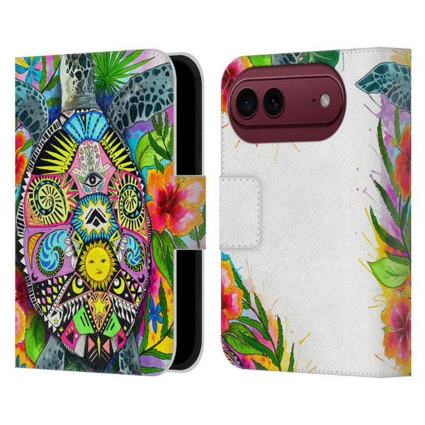 Pixie Cold Animals Turtle Life Leather Book Wallet Case Cover For Apple iPhone Duo