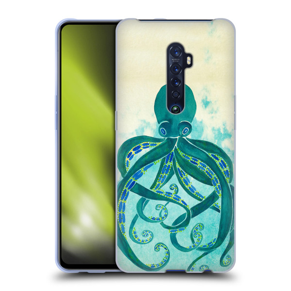 Cat Coquillette Sea Octopus Soft Gel Case for OPPO Reno 2