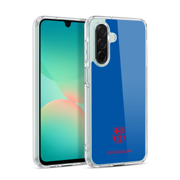 FC Barcelona Crest Patterns Blue Soft Gel Case for Samsung Galaxy A26 5G