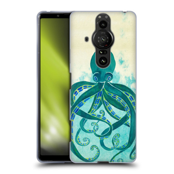 Cat Coquillette Sea Octopus Soft Gel Case for Sony Xperia Pro-I