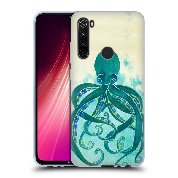 Cat Coquillette Sea Octopus Soft Gel Case for Xiaomi Redmi Note 8T