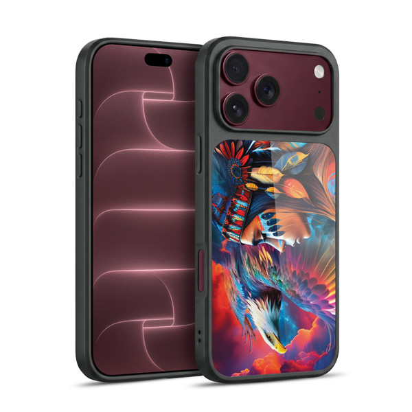 Michael David Ward Psychedelic Art Eagle Gel Armour Case For Apple iPhone 18 Pro Max