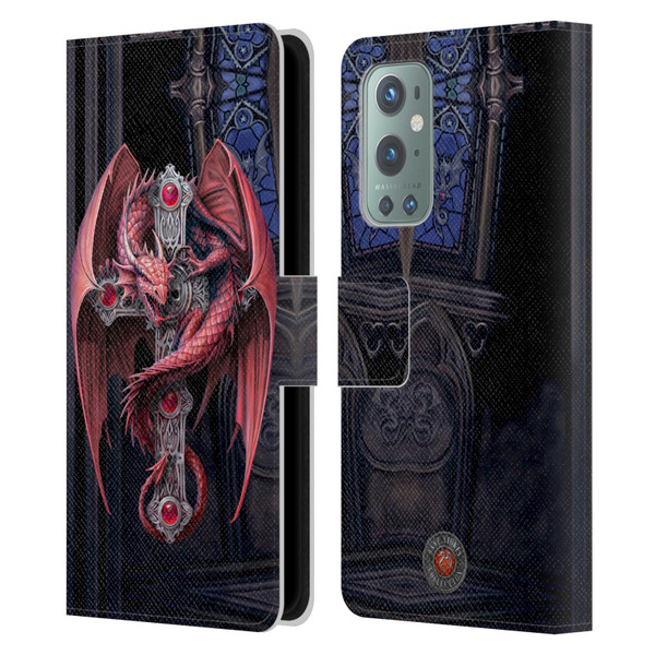 Anne Stokes Dragons Gothic Guardians Leather Book Wallet Case Cover For OnePlus 9