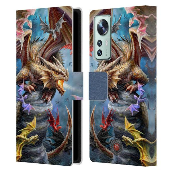 Anne Stokes Dragons 4 Clan Leather Book Wallet Case Cover For Xiaomi 12